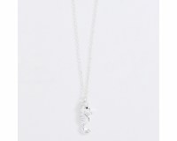 Silver Toned Seahorse Necklace