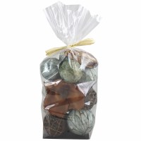 Small Bag of Dried Blue and Brown Exotic Orbs