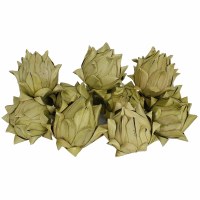 Bag of 12 Faux Green Artichokes