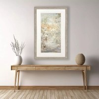 52" x 32" Illume Landscape 2 Coastal Framed Print Under Glass