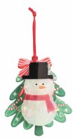 Snowman Claw Clip by Mud Pie