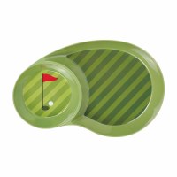 16" Golf Green Melamine Chip & Dip