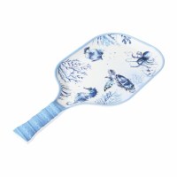 16" Pickleball Blue Sea Life Melamine Tray