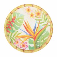 11" Round Bird of Paradise Melamine Plate