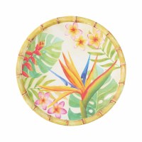 9" Round Bird of Paradise Melamine Plate