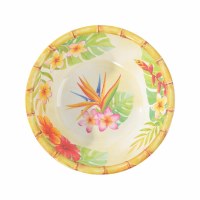7.5" Round Bird of Paradise Melamine Bowl