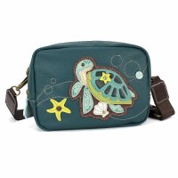 5" x 8" Aqua Sea Turtle Mini Convertible Pack Bag