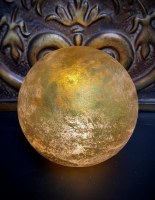 8" Round LED Amber Sunglow Orb