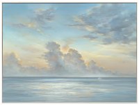 38" x 50" Caribbean Sail Framed Coastal Canvas