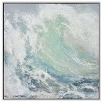 42" Sq Breakers 1 Framed Canvas