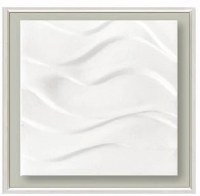 24" Sq Currents 3 Framed Canvas