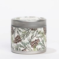 4 Oz Silver Spruce Fragrance Tin Candle
