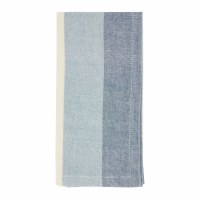 18" Two-Toned Blue Stripe Fabric Napkin