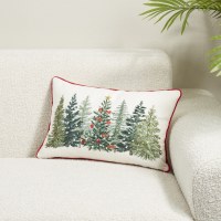 12" x 18" Christmas Trees Decorative Pillow