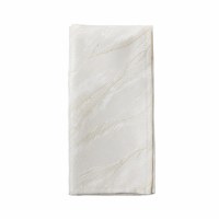20" Ivory Metallic Shimmer Cloth Napkin