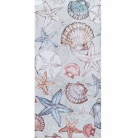 26" x 16" Coastal Sanctuary Shell Toss Kitchen Towel