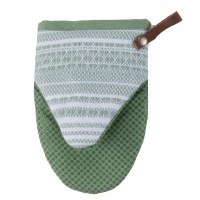 7.5" Green Silicone Grabber Mitt