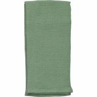 28" x 18" Green Waffle Kitchen Towel