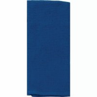 28" x 18" Dark Blue Waffle Kitchen Towel