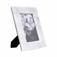 5" x 7" White Marble Picture Frame