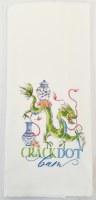 30" x 17" "Crack Dot Bam" Mahjong Dragon Kitchen Towel