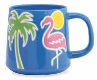 16 Oz Flamingo Artisan Ceramic Mug