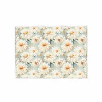 15" x 20" Watercolor Daisy Drying Mat