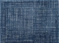 24" x 35" Navy Canvas Rug