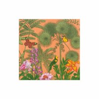 5" Square Melon Paradise Garden Botanical Beverage Napkins
