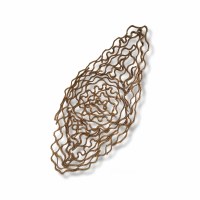 26" x 56" Large Oval Woven Snake Wood Coastal Wall Art Plaque