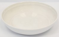 9" Round White Madison Melamine Low Bowl