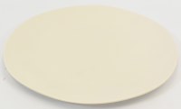 11" Round Cream Organic Melamine Dinner Plate