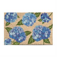 18" x 30" Viva Hydrangea Coir Doormat