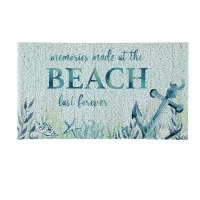 16" x 28" Blue Beach Memories Doormat