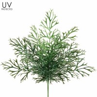 23" Faux UV Protected Green Staghorn Fern