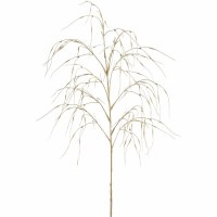 43" Faux Beige Needle Grass Spray
