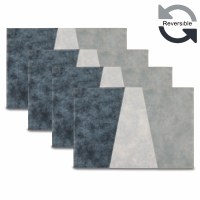 12" x 18" Blue Milano Vegan Leather Reversible Placemat
