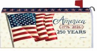 "Welcome America 250 Years" Mailbox Cover