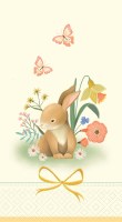 8" x 4" Bunnies and Blossoms Guest Towels