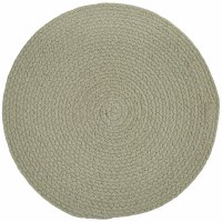 15" Round Laurel Green Essex Placemat