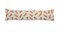 7" x 30" Embroidered Orange Carrots Pillow by Mud Pie
