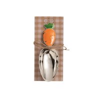 4.5" Orange Carrot Metal Candy Scoop by Mud Pie