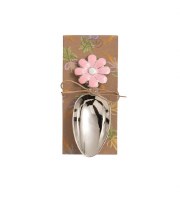 4.5" Pink Flower Metal Candy Scoop by Mud Pie