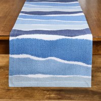72" Blue Surf Table Runner