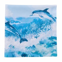 20" Blue Dolphins Napkin