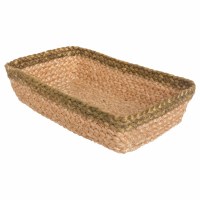 9.5" x 6" Sage and Natural Guest Towels Holder