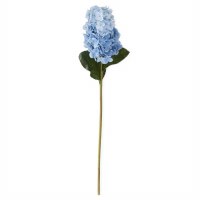 28" Faux Blue Cone Hydrangea Stem