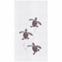 27" x 18" Three Baby Turtles Flour Sack Kitchen Towel