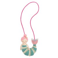 Plush Pink Mermaid Purse by Mud Pie