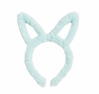 Blue Fuzzy Bunny Ears Headband by Mud Pie